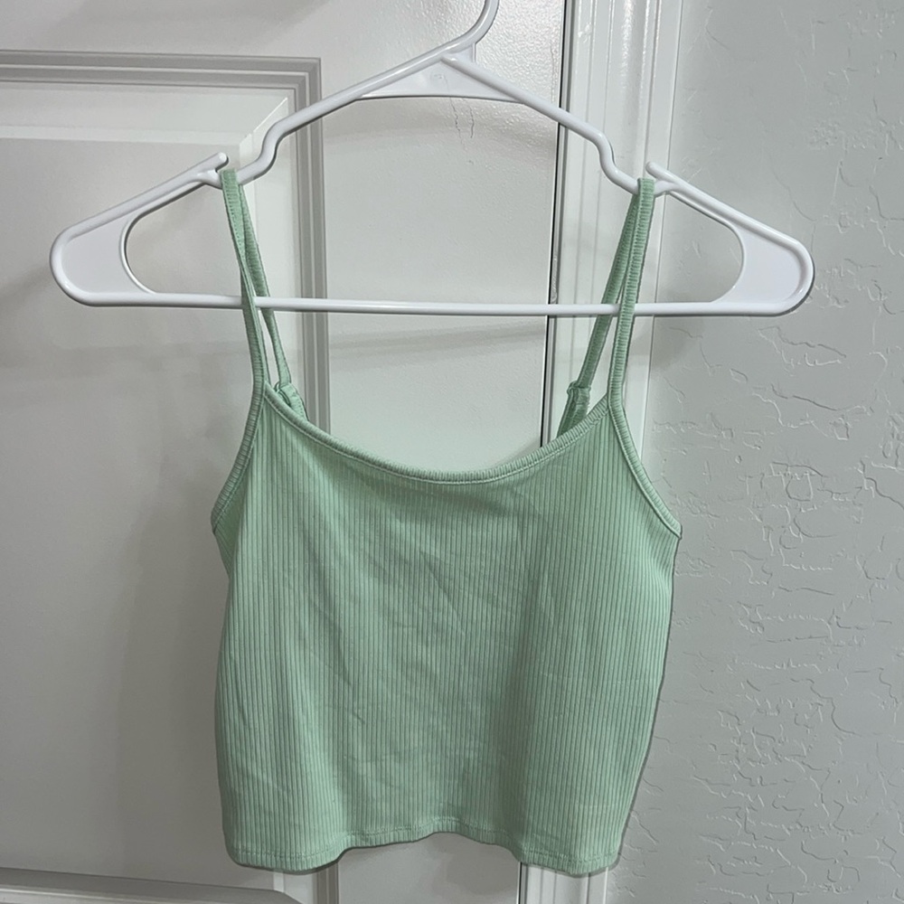 American Eagle ribbed crop tank size small